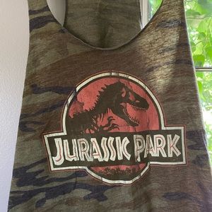 Jurassic Park Racerback Tank